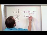 Video thumbnail for Lesson 13 - Word Problems Dividing Whole Numbers (5th Grade Math)
