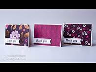 Video thumbnail for Quick and Simple Handmade Thank You Cards