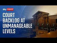 Video thumbnail for Report says court backlog is unmanageable and 'harming victims'