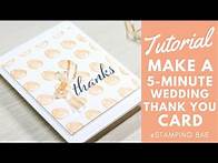 Video thumbnail for Make a Wedding Thank You Card in 5-Minutes!
