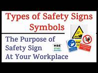Video thumbnail for Types of Safety Signs Symbols || Safety Signs And Symbols In The Workplace || HSE STUDY GUIDE