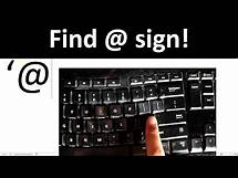 Video thumbnail for how to find At Sign (@) sign on the keyboard