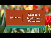 Video thumbnail for Mississippi State University Online Graduate Application: Step-by-Step Guide