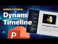 Video thumbnail for Animated Timeline - PowerPoint Morph Tutorial + FREE Presentation Template for Download ⬇️