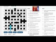 Video thumbnail for Solving the Guardian crossword on 18th December