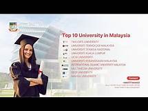 Video thumbnail for Top Ranking University In Malaysia | Malaysia University Ranking