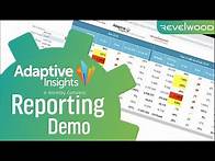 Video thumbnail for Reporting in Adaptive Insights | Adaptive Insights Demo by Revelwood