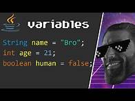 Video thumbnail for Variables in Java ✘【12 minutes】