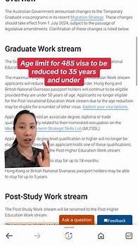 Video thumbnail for Proposed Changes to Age Limit for 485 Visa in 2024