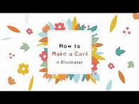 Video thumbnail for How to make a printable Holiday Card - Adobe Illustrator Tutorial