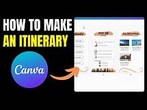 Video thumbnail for How To Make An Itinerary On Canva: A Step-by-Step Guide