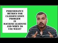 Video thumbnail for Tutorial 34- Performance Metrics For Classification Problem In Machine Learning- Part1