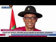 Video thumbnail for Court Of Appeal Affirms Julius Abure As LP National Chairman