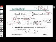 Video thumbnail for Linear Algebra Section 5.3