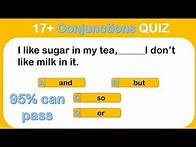 Video thumbnail for Conjunctions Quiz | @mrlazyworld_kh