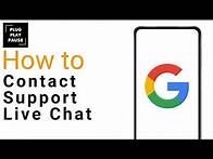 Video thumbnail for How to Contact Google Support Live Chat ?