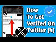 Video thumbnail for How To Get Verified On Twitter- New Update | Twitter Blue Check Mark