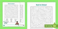 Video thumbnail for Year 6 Back to School Word Search Worksheet