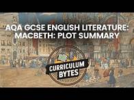 Video thumbnail for AQA GCSE English Literature: Macbeth: Plot Summary