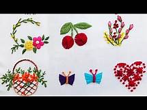 Video thumbnail for Hand Embroidery Designs For Babies - A Very Cute Small Flower Embroidery -Embroidery For Beginners