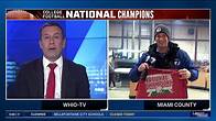 Video thumbnail for Ohio State national championship t-shirts being made in Miami Valley