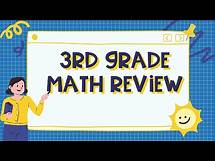 Video thumbnail for 3rd Grade Math Review - Full Year of Math Concepts for Third Graders