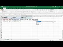 Video thumbnail for Excel Formula for Time Elapsed in Days, Hours and Minutes