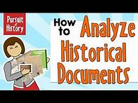 Video thumbnail for How to Analyze Primary Sources and Secondary Sources