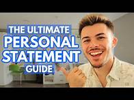 Video thumbnail for how to write the PERFECT personal statement for top universities!!!
