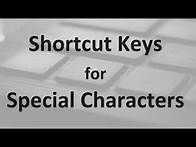 Video thumbnail for Shortcut Keys for Special Characters in Windows (Easy Guide!)