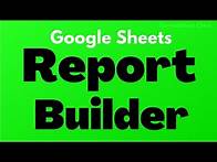 Video thumbnail for Report Builder template for Google Sheets (Automatically organize / calculate your data)