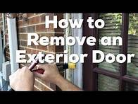 Video thumbnail for How to Remove an Exterior Door - EASY - DIY