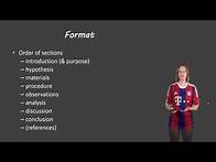 Video thumbnail for Lab report format