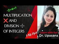 Video thumbnail for Multiplication and division of integers | grade 6-9| Number skills