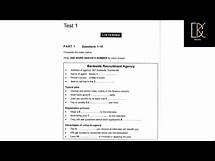 Video thumbnail for Cambridge 15 Test 1 IELTS Listening Test 2025 - With Answers