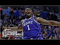 Video thumbnail for Zion Williamson scores 31 in Duke's win vs. North Carolina | College Basketball Highlights