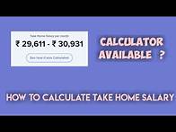 Video thumbnail for How To Calculate Take Home Salary From CTC | TCS | Infosys | Wipro | Cognizant | LTI | Hexaware