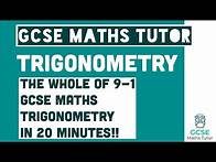 Video thumbnail for All of Trigonometry in 20 Minutes!! Foundation & Higher Grades 4-9 Maths Revision | GCSE Maths Tutor