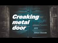 Video thumbnail for Creaking metal door - Sound Effect (SFX)