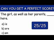 Video thumbnail for ENGLISH QUIZ : SUBJECT VERB AGREEMENT. TEST YOUR ENGLISH