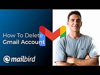 Video thumbnail for How To Delete a Gmail Account