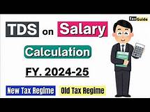 Video thumbnail for How to Calculate TDS on Salary FY 2024-25 | TDS on Salary Limit | Salary TDS Deductions by Employer