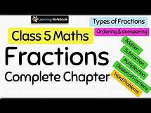 Video thumbnail for Class 5 Maths Chapter Fraction (Complete Chapter)
