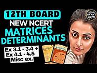 Video thumbnail for MATRICES & DETERMINANTS NCERT Solutions by NEHA AGRAWAL | Mathematically Inclined | 12th BOARDS MATH