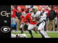 Video thumbnail for Georgia Tech vs. Georgia Football Highlights (2018)