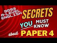 Video thumbnail for 9093: A-Level English, Paper 4 (Learner Guide)
