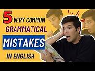 Video thumbnail for 5 Very Common Grammatical Mistakes In English