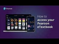 Video thumbnail for How to access your Pearson eTextbook