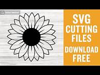 Video thumbnail for Sunflower Svg Free Cut File for Cricut