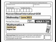 Video thumbnail for IGCSE Mathematics June 2023 - 4MA1/2H
